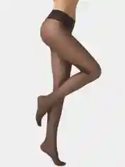 Угольный капроновые колготки с заниженной талией Omsa Nudo 40 DEN
