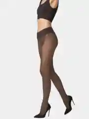 Угольный капроновые колготки с заниженной талией Omsa Nudo 40 DEN