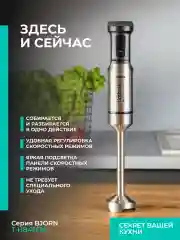 Блендер погружной Timberk T-HB42F16, 2000 Вт, черный