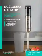 Блендер погружной Timberk T-HB42F16, 2000 Вт, черный