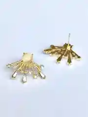 Серьги с кристаллами Искра