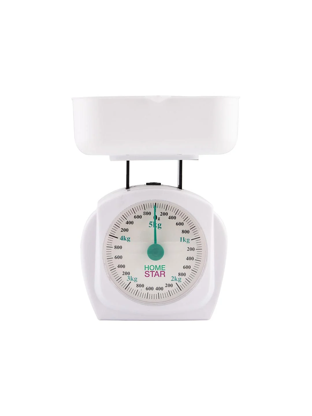 Весы кухонные механические HomeStar HS-3005М 5 кг, белый