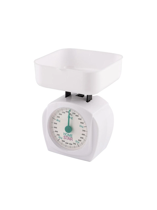 Весы кухонные механические HomeStar HS-3005М 5 кг, белый