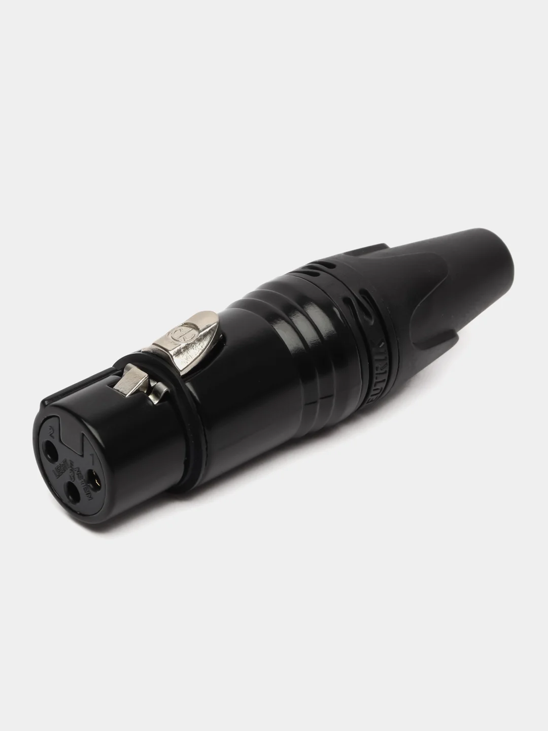 Черный кабельный разъем XLR female Black (комплект 4 шт)