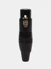Черный кабельный разъем XLR female Black (комплект 4 шт)