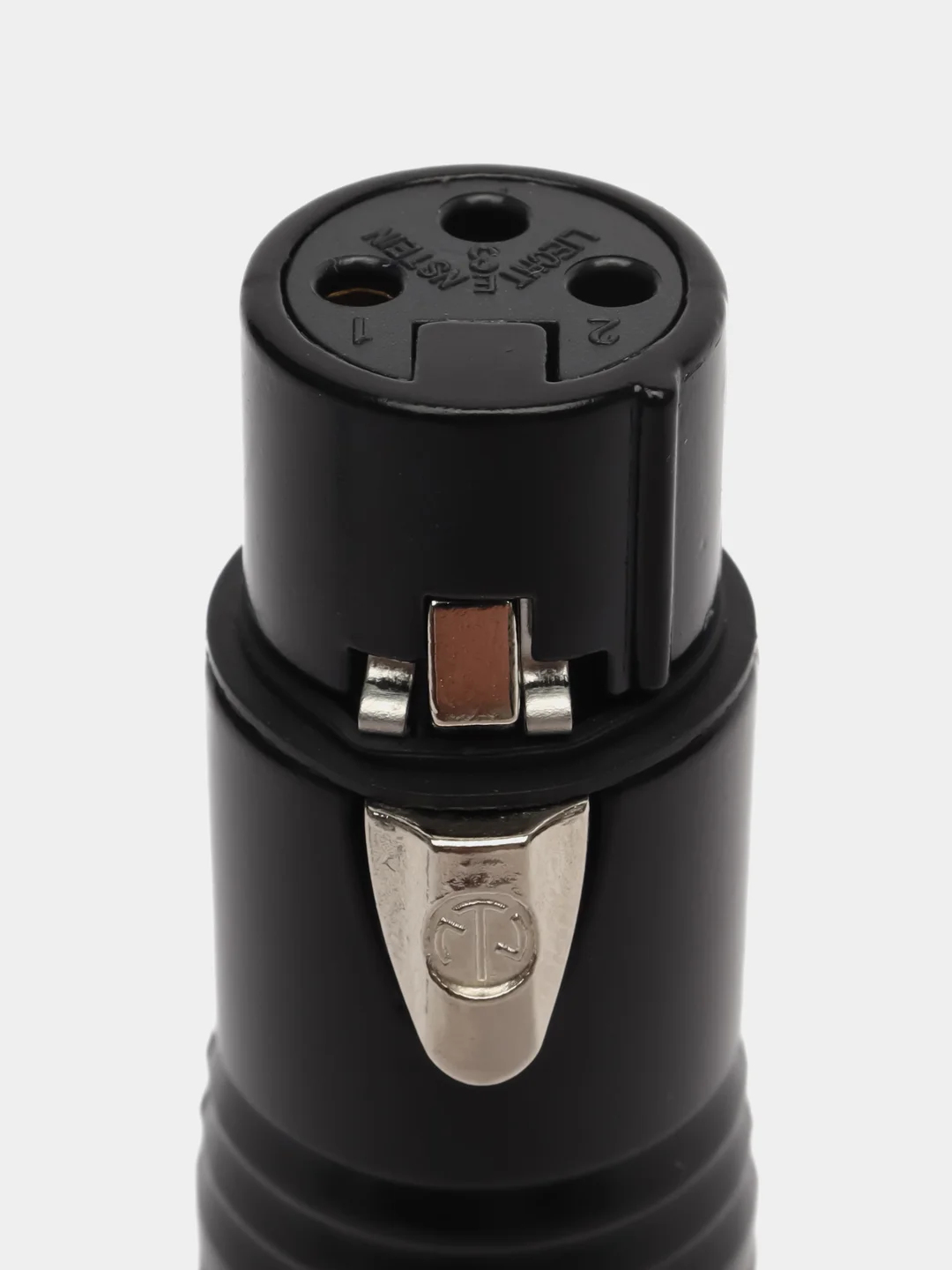 Черный кабельный разъем XLR female Black (комплект 4 шт)