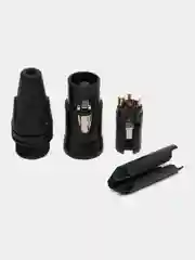 Черный кабельный разъем XLR female Black (комплект 4 шт)