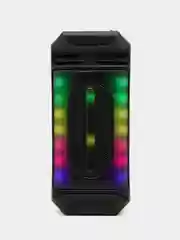 Серый меланж колонка Bluetooth с LED-подсветкой ZQS 16Вт (USB/SD/AUX/FM)