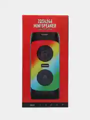 Тёмно-серый колонка Bluetooth с LED-подсветкой ZQS 30Вт (USB/SD/AUX/FM) + микрофон