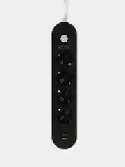 Сетевой фильтр-удлинитель, с USB разъёмами, электрический с заземлением