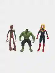 Бежевый интерактивная игрушка-сувенир Avengers (Мстители) Union Legend:Халк, Грут и Енот, танос