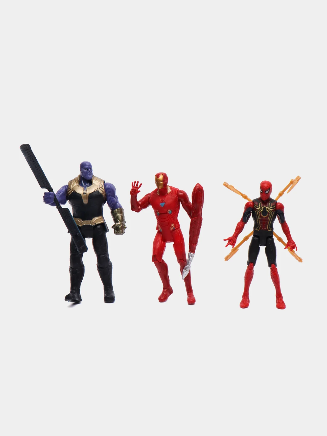 Бежевый интерактивная игрушка-сувенир Avengers (Мстители) Union Legend:Халк, Грут и Енот, танос