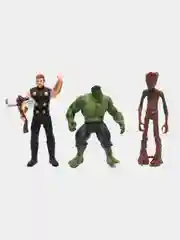 Бирюзовый интерактивная игрушка-сувенир Avengers (Мстители) Union Legend:Халк, Грут и Енот, танос