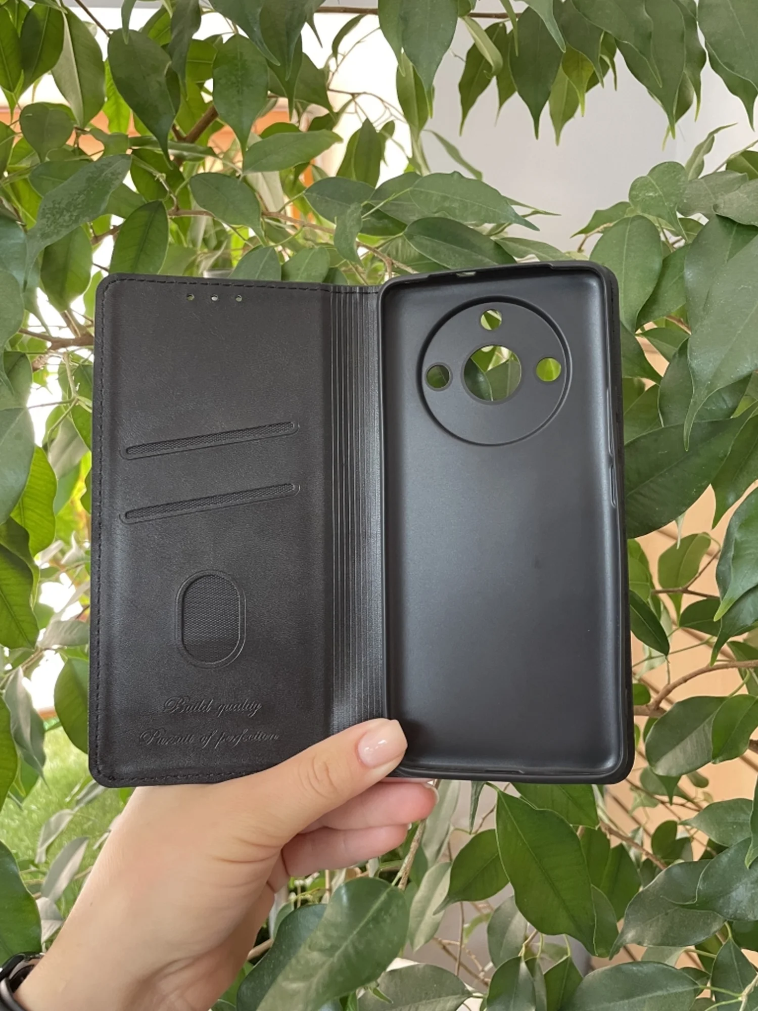 Черный чехол книжка elitcase для Realme 11 Pro и 11 Pro Plus / Реалми 11 Про и 11 Про +