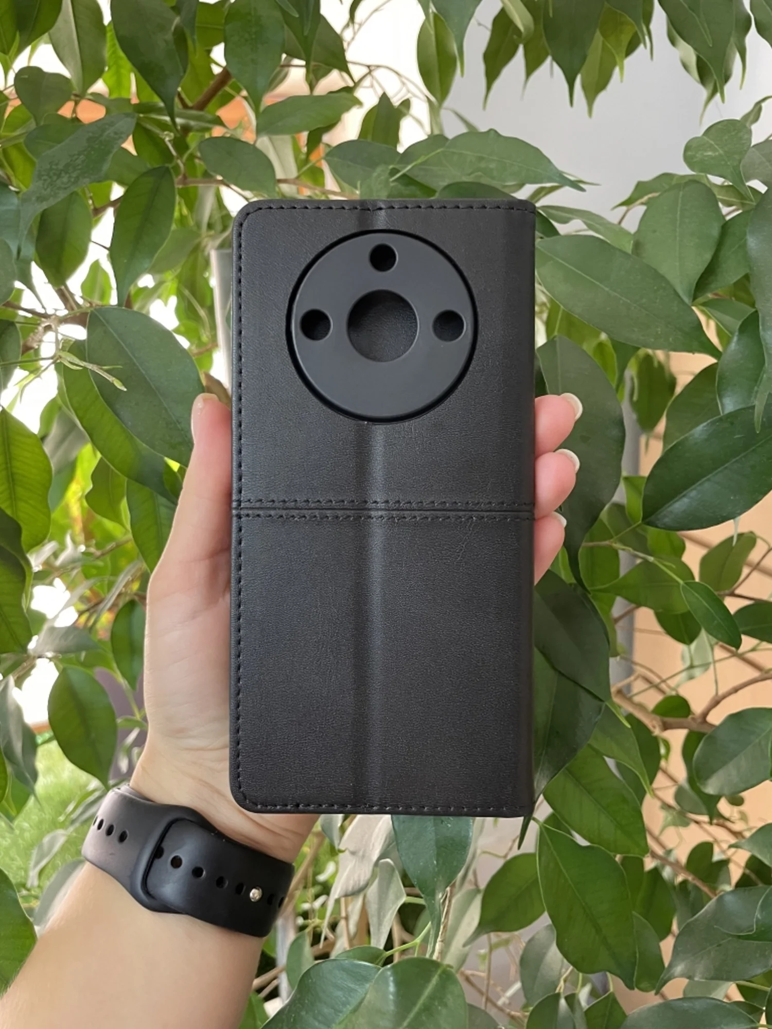 Черный чехол книжка elitcase для Realme 11 Pro и 11 Pro Plus / Реалми 11 Про и 11 Про +