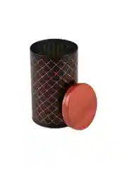 Банка для сыпучих продуктов Mallony Classico Nero 10,5х18,5 см, круглая, с крышкой
