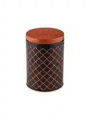 Банка для сыпучих продуктов Mallony Classico Nero 9х12,8 см, круглая, с крышкой