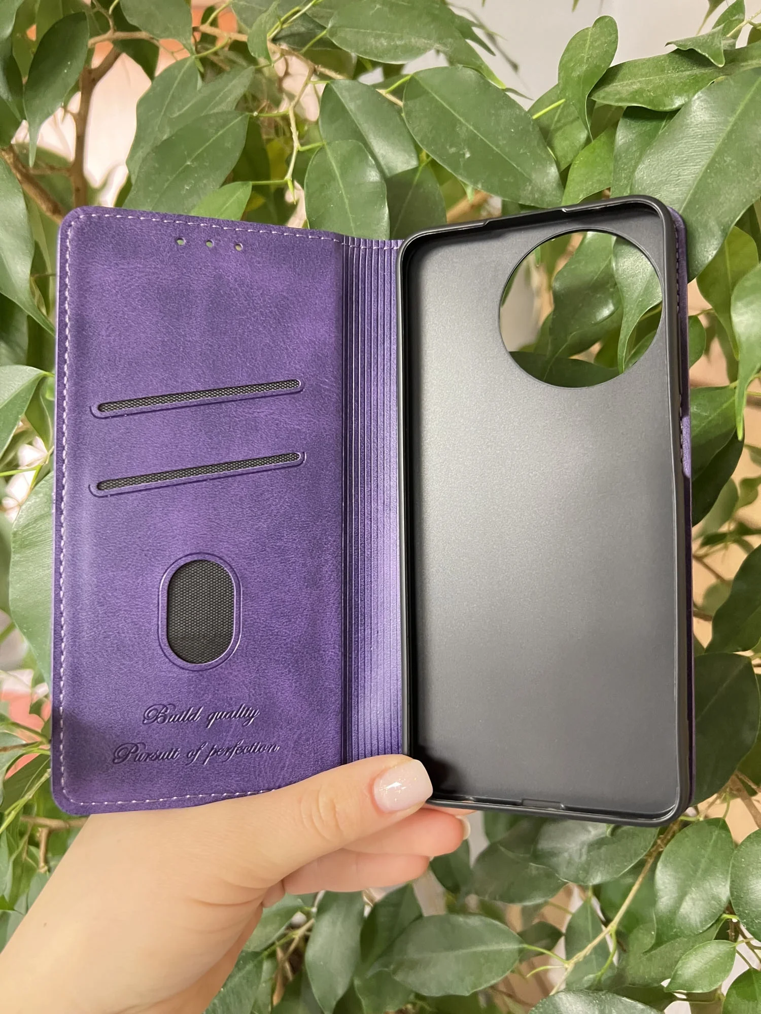 Фиолетовый чехол книжка elitcase для Realme 11 4G / Реалми 11 4G