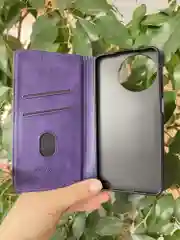 Фиолетовый чехол книжка elitcase для Realme 11 4G / Реалми 11 4G