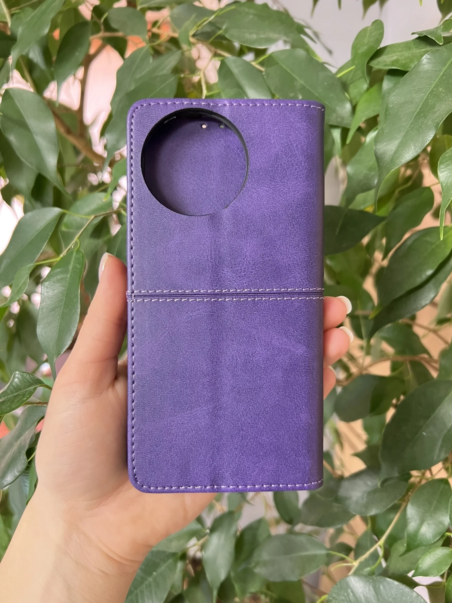 Фиолетовый чехол книжка elitcase для Realme 11 4G / Реалми 11 4G