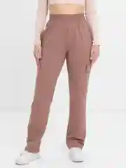 Бежевый меланж брюки женские карго, Lilians
