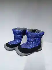 Синий дутики-сапожки детские утепленные