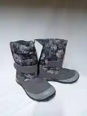 Серый дутики-сапожки детские утепленные