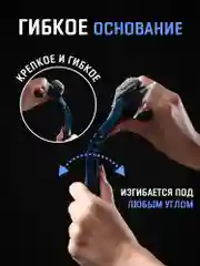 Швабра-скребок телескопическая для мытья окон с водосгоном, окномойка