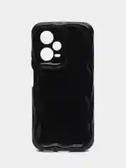 Черный чехол для Xiaomi Redmi Note 12Pro Plus 5G (Редми Нот 12Про плюс) прозрачный противоударный