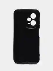 Черный чехол для Xiaomi Redmi Note 12Pro Plus 5G (Редми Нот 12Про плюс) прозрачный противоударный