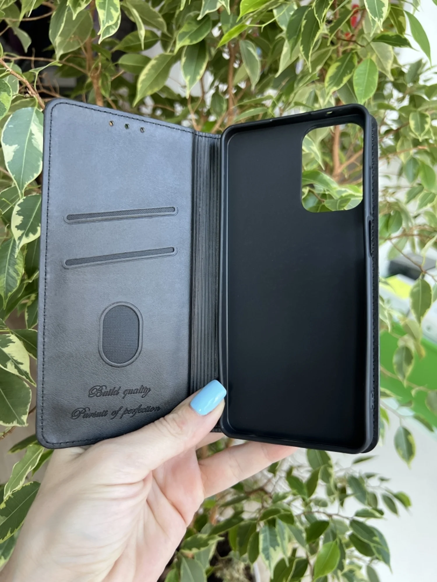 Черный чехол книжка elitcase для Realme 10 4G / Реалми 10 4G