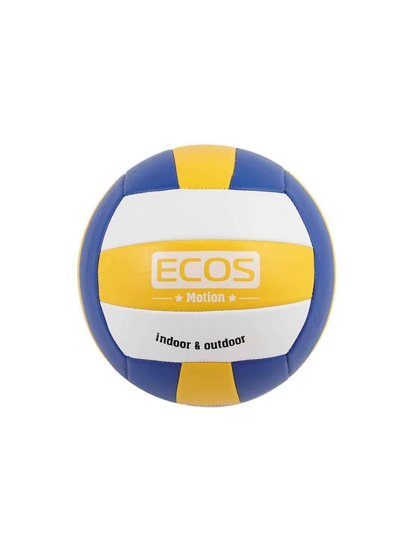 Мяч волейбольный Ecos Motion VB103 (№5, 3-цвет., машин.сшивка, ПВХ)
