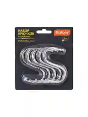 Набор крючков на рейлинг Mallony Fortuna PR-03 (5шт)