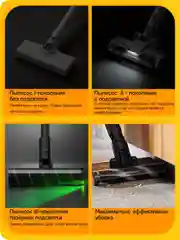 Тёмно-коричневый пылесос вертикальный ручной Xiaomi Deerma DX115C /T3/T50W/моющий VX96W/DX888 / DEM-T20W