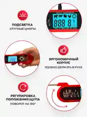 Термометр кулинарный с двумя щупами FM-004