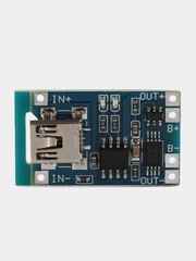 Модуль ЗУ для литиевых АКБ TP4056 с защитой MiniUSB