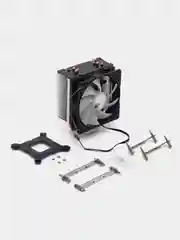 Кулер для процессора с вентилятором 120 мм и подсветкой HiFrost P400, 4 Тепловые трубки 175W