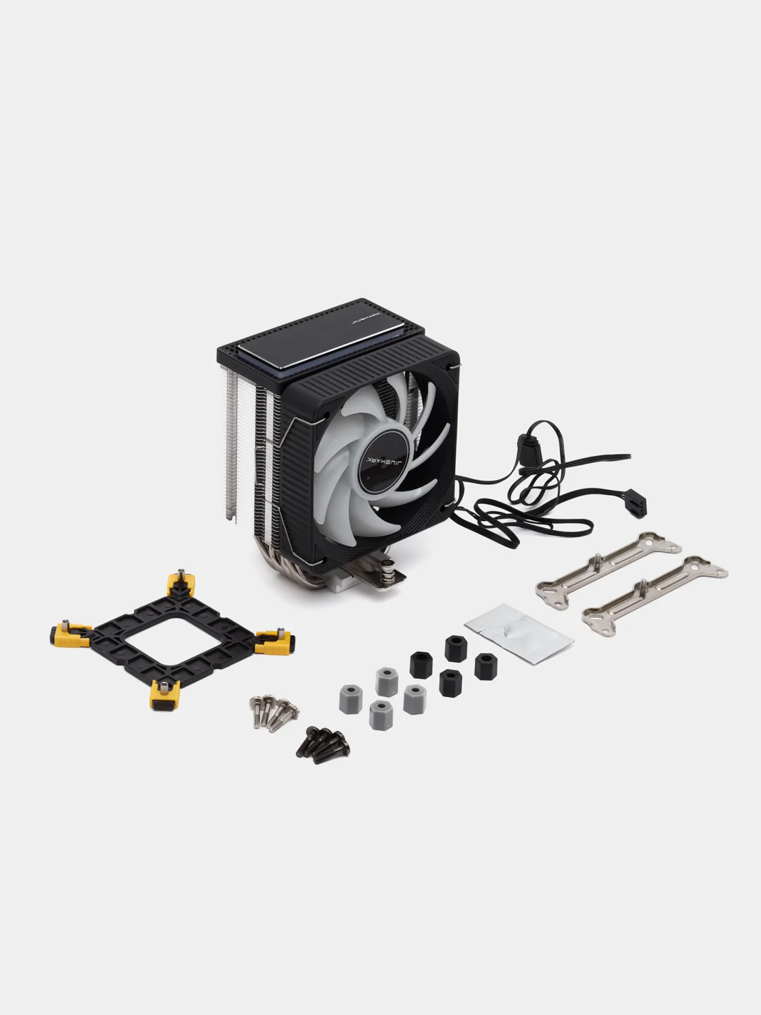 Башенный кулер для процессора 220Вт, JIUSHARK JF100RS, универсальный, A-RGB подсветка