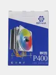 Кулер для процессора с вентилятором 120 мм и подсветкой HiFrost P400, 4 Тепловые трубки 175W