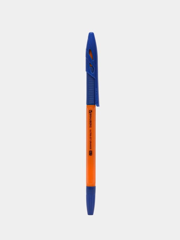 Ручки шариковые Brauberg Ultra GT Orange, 144058, синие 20 штук тонкие для школы с грипом