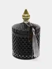 Черный свеча ароматизированная 160гр. wood sage, white flower, bluebell, pear, Blaсk&White