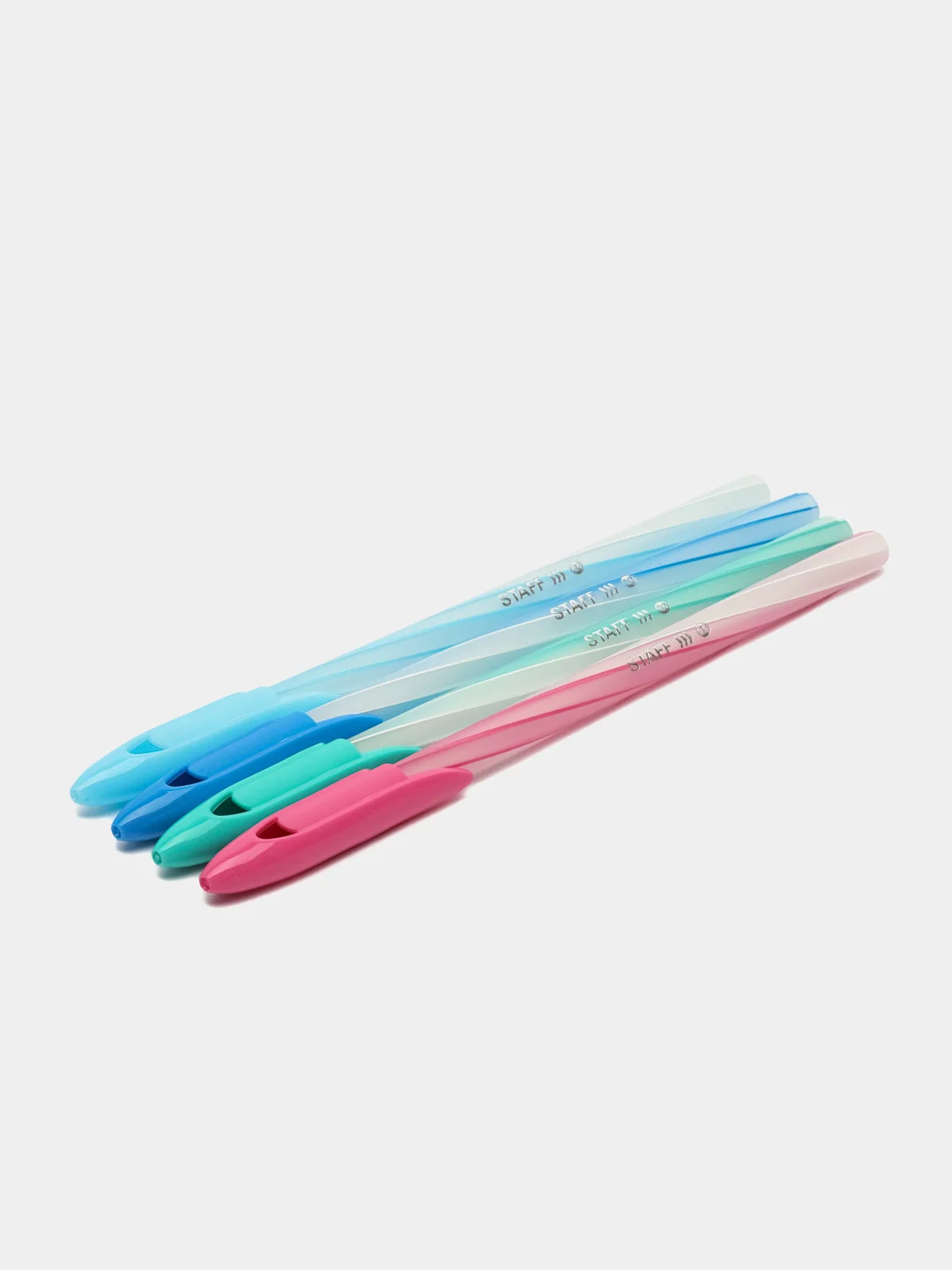 Ручки шариковые Staff Candy Pastel, 144237, синие набор 12 штук тонкие для школы, 0,3 мм