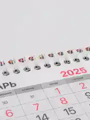 Календарь настенный квартальный отрывной 2025 Brauberg Символика года, 116117