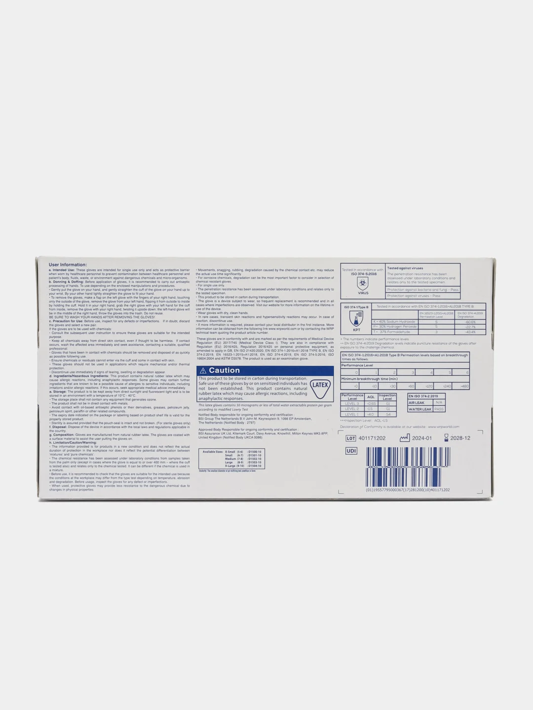 Перчатки медицинские одноразовые Dermagrip Classic, 630063, латексные смотровые 100 штук M