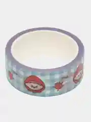 Голубой скотч цветной для скрапбукинга, декоративная клейкая лента
