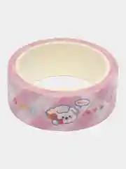 Розовый скотч цветной для скрапбукинга, декоративная клейкая лента