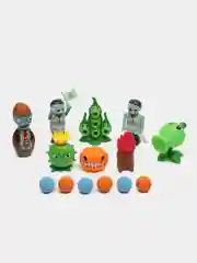 Бежевый настольная игра фигуры Plants vs Zombies Apocalypse, растения против зомби, пушка стреляет
