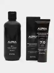 Светло-коричневый набор для окрашивания бороды ALPHA PRO  40+200 мл Estel professional