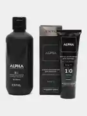 Черный набор для окрашивания бороды ALPHA PRO  40+200 мл Estel professional