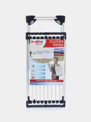 Сушилка для белья напольная Laima Home, 607808, складная, 3 сушильные зоны, нагрузка 40 кг